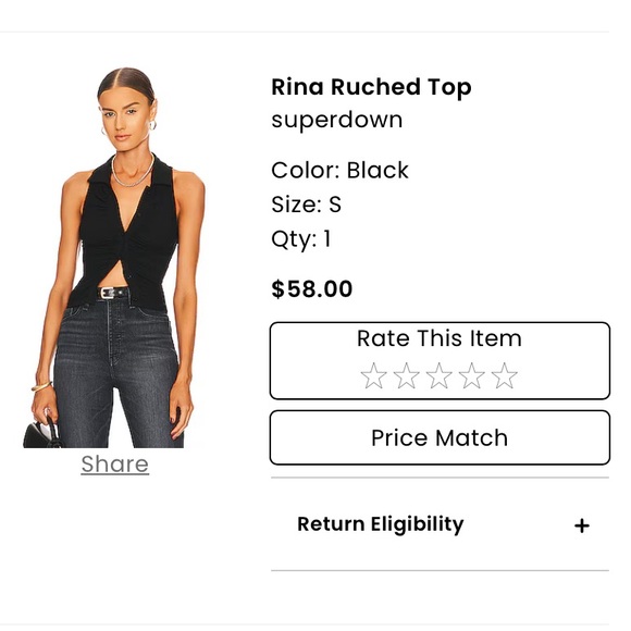 Rina Ruched Top - Picture 4 of 8